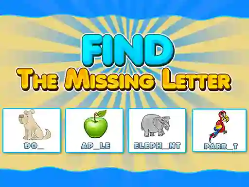 თამაში Find The Missing Letter ონლაინ