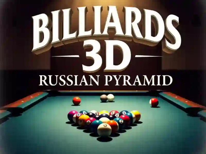 თამაში Billiards 3D Russian Pyramid ონლაინ