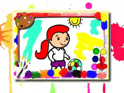 თამაში Football Coloring Book ონლაინ