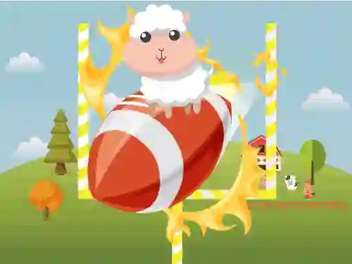 თამაში Animals Rugby Flick ონლაინ