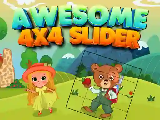 თამაში Awesome 4x4 Slider ონლაინ