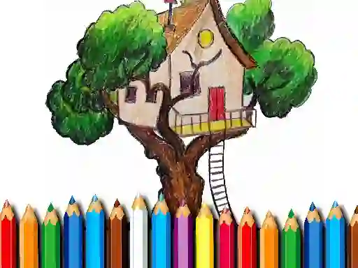 თამაში Tree House Coloring Book ონლაინ