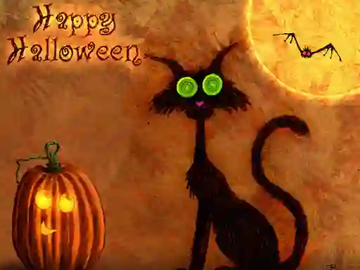 თამაში Happy Halloween 2020 Puzzle ონლაინ