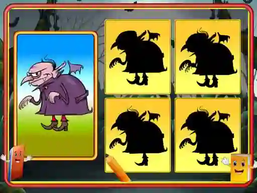 თამაში Shadow Match Halloween ონლაინ