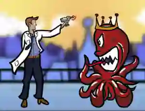 თამაში Scientist vs Aliens ონლაინ