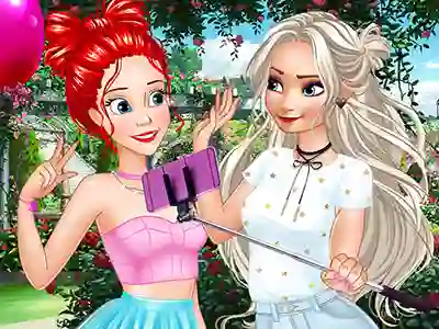 თამაში Princesses BFFs Weekend ონლაინ