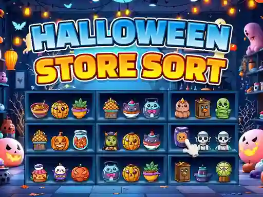 თამაში Halloween Store Sort ონლაინ