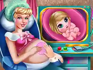 თამაში Cinderella Pregnant Check-Up ონლაინ