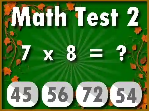 თამაში Math Test 2 ონლაინ