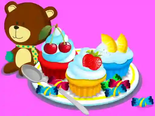 თამაში Cooking Colorful Cupcakes ონლაინ