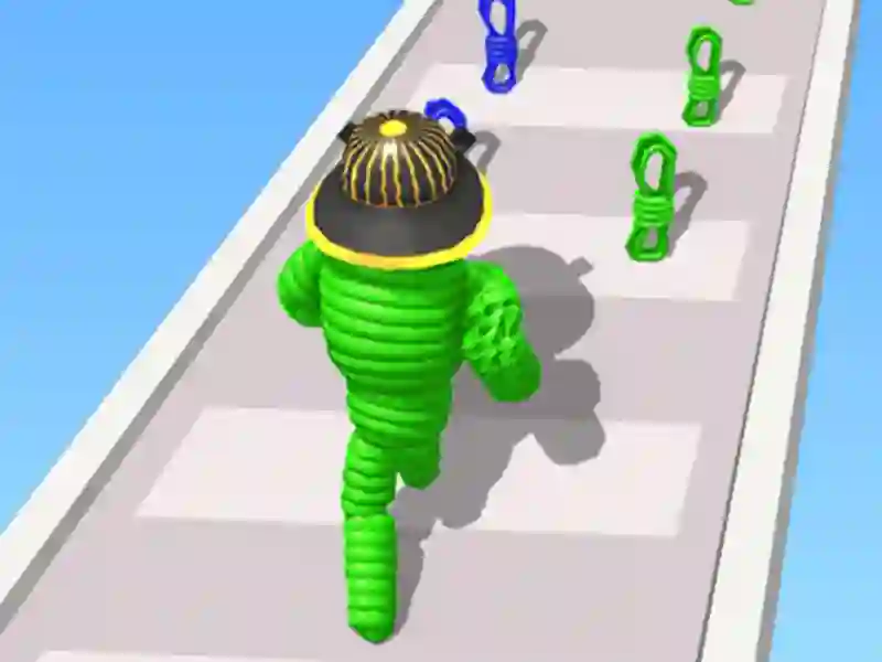 თამაში Rope-Man Run 3D ონლაინ