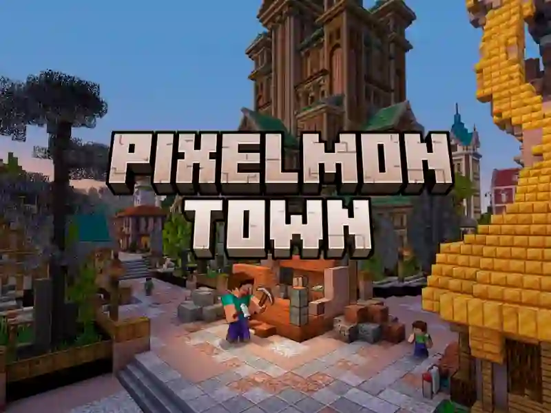 თამაში Pixelmon Town ონლაინ