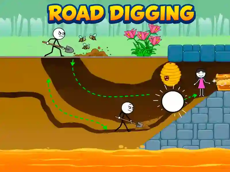თამაში Road Digging ონლაინ