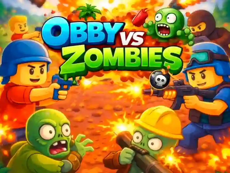 თამაში Obby vs Zombies ონლაინ