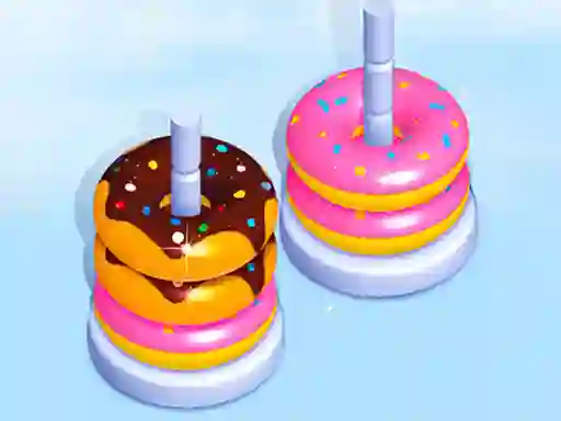თამაში Donut Sort Fun ონლაინ