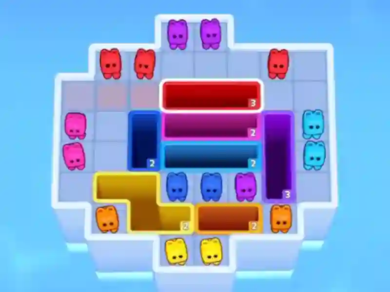 თამაში Cube Drop Puzzle ონლაინ