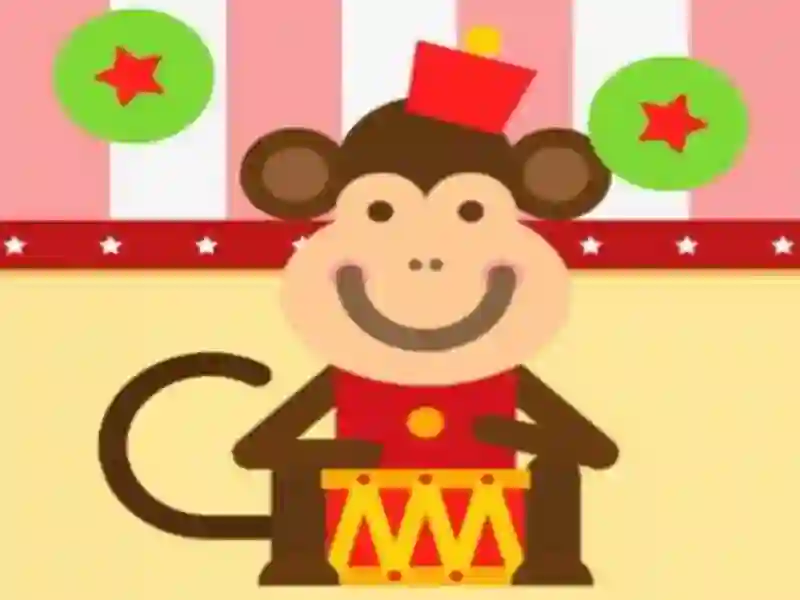 თამაში Monkey Drums ონლაინ