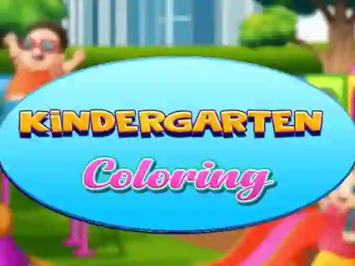 თამაში Kindergarten Coloring ონლაინ