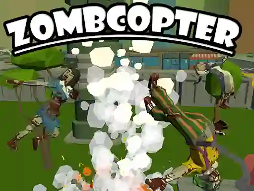 თამაში Zombcopter ონლაინ
