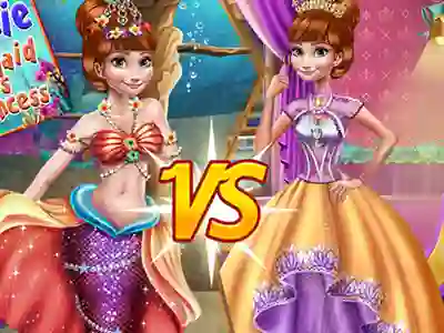 თამაში Anna mermaid vs princess ონლაინ