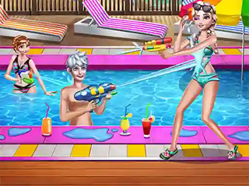 თამაში Family Pool Time ონლაინ