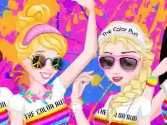 თამაში Princess Color Run ონლაინ
