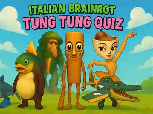 თამაში Italian Brainrot tung Tung Quiz ონლაინ