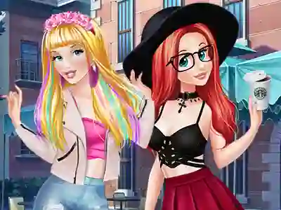 თამაში 100 Crop Top Looks for Princess ონლაინ