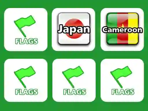თამაში Memory With Flags ონლაინ