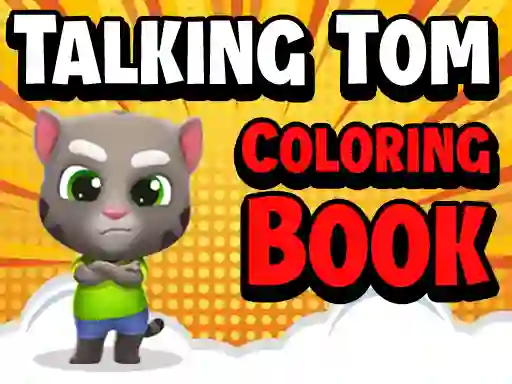 თამაში Talking Tom Coloring Books ონლაინ
