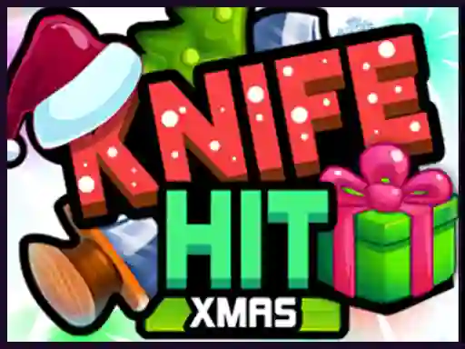 თამაში Knife Hit Xmas ონლაინ