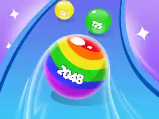 თამაში 2048 Run Gorgeous Balls ონლაინ