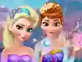 თამაში Anna & Elsa Makeover ონლაინ