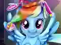 თამაში Rainbow pony real haircuts ონლაინ