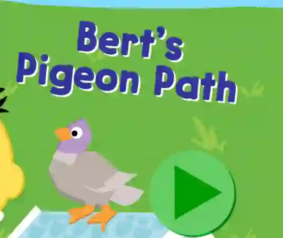 თამაში 123 Sesame Street: Bert's Pigeon Path ონლაინ