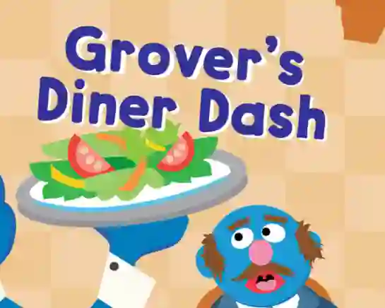 თამაში 123 Sesame Street: Grover's Diner Dash ონლაინ