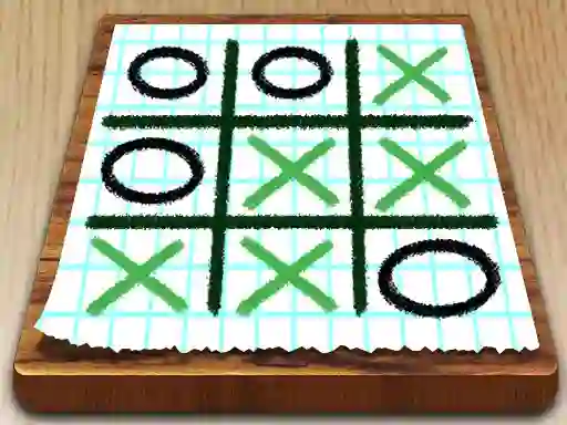 თამაში Tic Tac Toe Paper Note ონლაინ