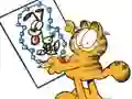 თამაში Garfield connects the dots ონლაინ