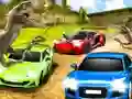 თამაში Dino Car Race ონლაინ