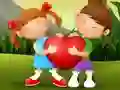 თამაში Valentines Bubble Wheel ონლაინ