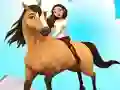 თამაში Horse Run 3D ონლაინ