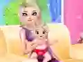 თამაში Princess Elsa Baby Born ონლაინ