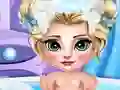თამაში Ice Queen Baby Bath ონლაინ