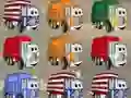 თამაში Garbage Trucks Matching ონლაინ