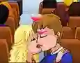 თამაში Yellow Bus Kiss ონლაინ
