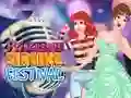 თამაში Princesses Singing Festival ონლაინ