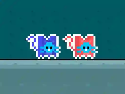 თამაში Red and Blue Cats ონლაინ