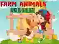 თამაში Farm Animals Puzzles Challenge ონლაინ