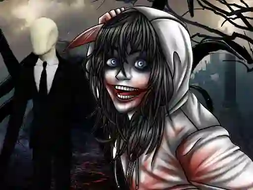 თამაში Jeff The Killer The Hunt For The Slenderman ონლაინ