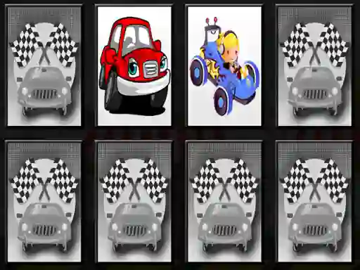 თამაში Racing Cars Memory ონლაინ